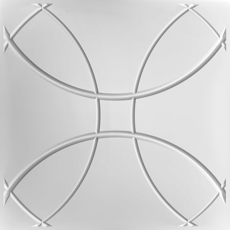 Ceilume Orb 2ft x 2ft White Ceiling Tile V1-ORB-22WTO